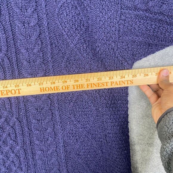 Patrick Malin Donegal Ireland Cable Knit Sweater XXL Fisherman's Chunky Knit - Picture 5 of 10